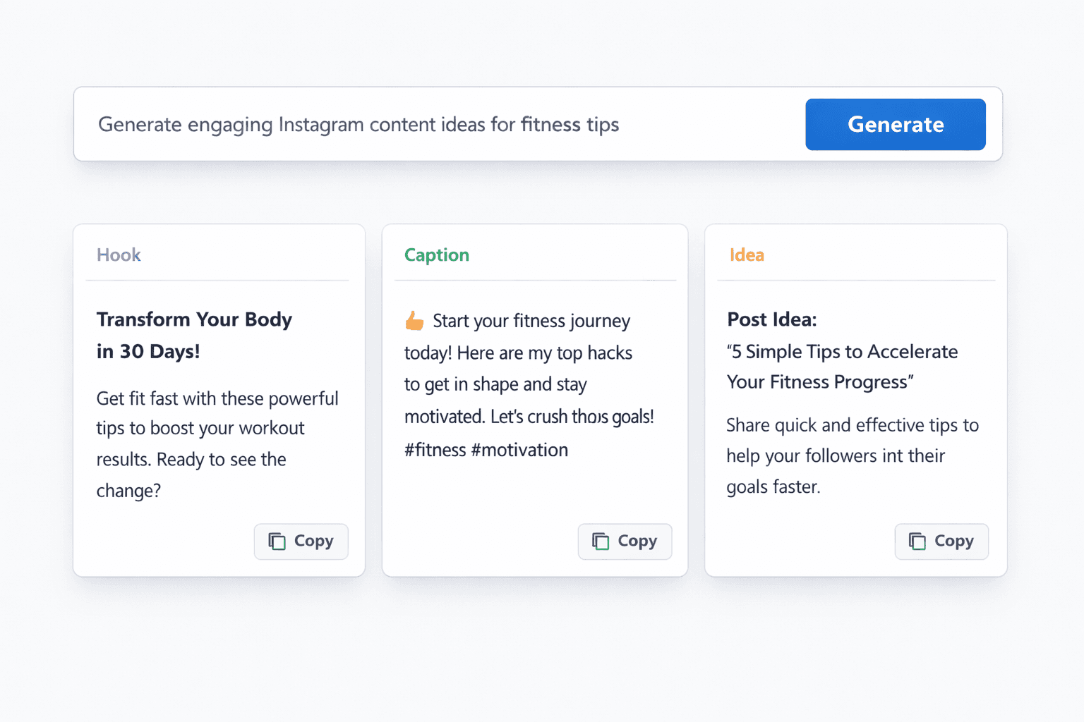 SocialBioGenie product preview